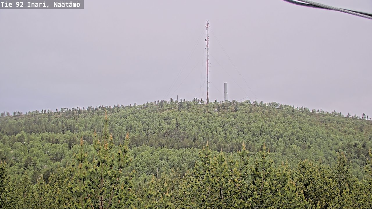 Kelikamerat Kuva Tie 92 Inari, Näätämö, Inari, Lappi