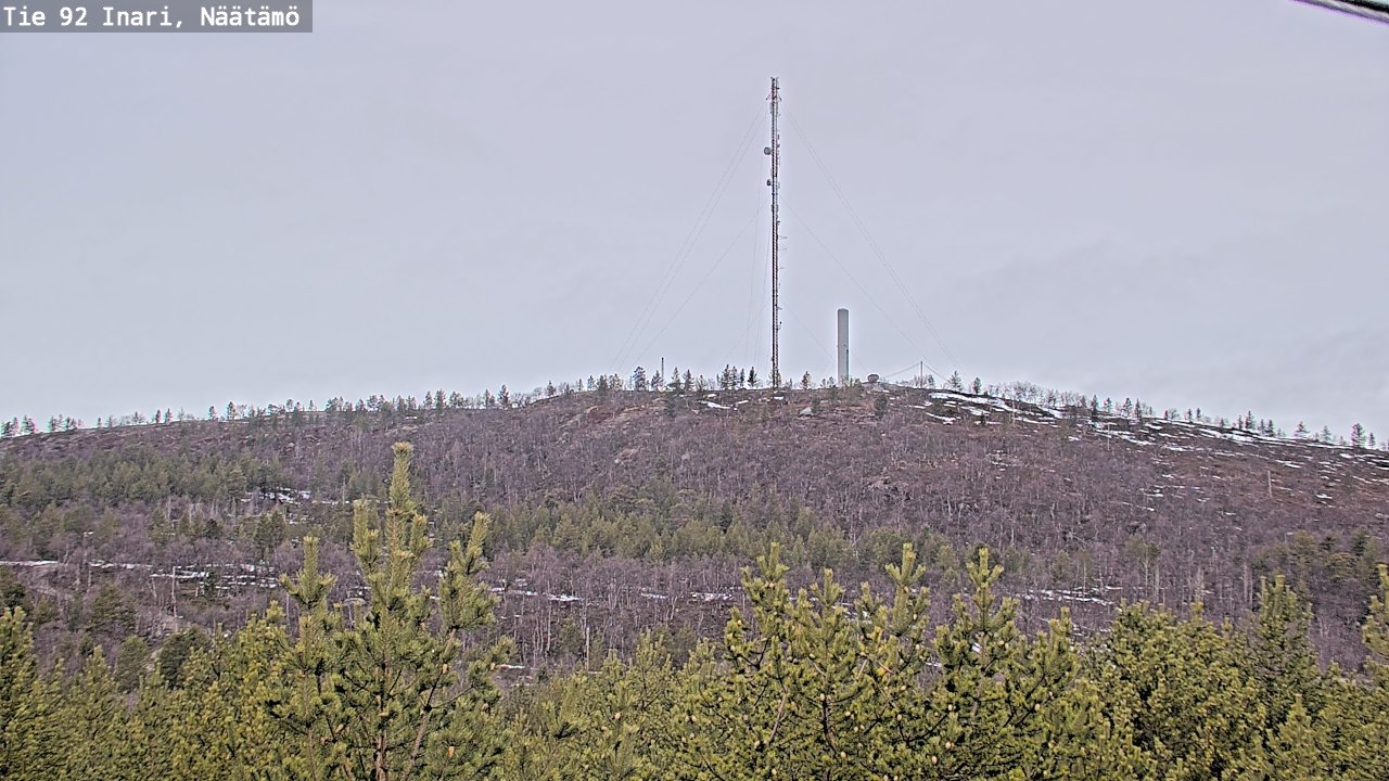 Kelikamerat Kuva Tie 92 Inari, Näätämö, Inari, Lappi