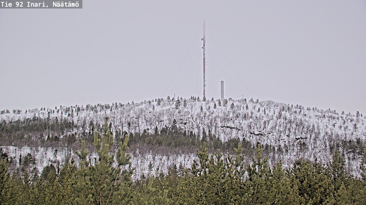 Kelikamerat Kuva Tie 92 Inari, Näätämö, Inari, Lappi