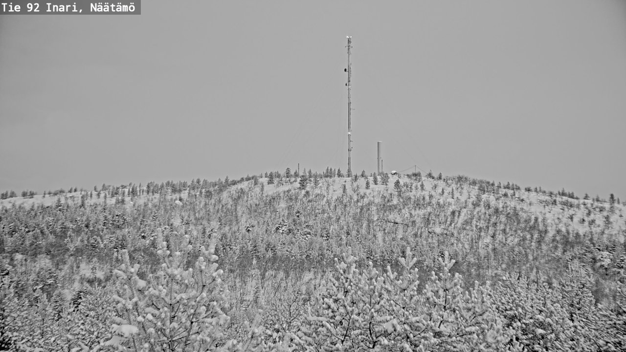 Weather Camera Image Road 92 Inari, Näätämö, Inari, Lappi