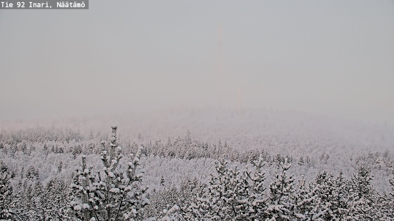 Kelikamerat Kuva Tie 92 Inari, Näätämö, Inari, Lappi