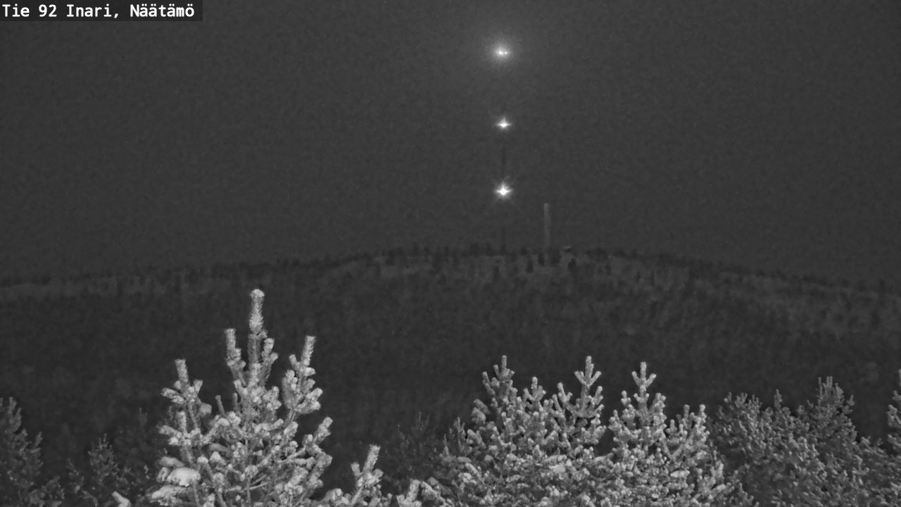 Weather Camera Image Road 92 Inari, Näätämö, Inari, Lappi