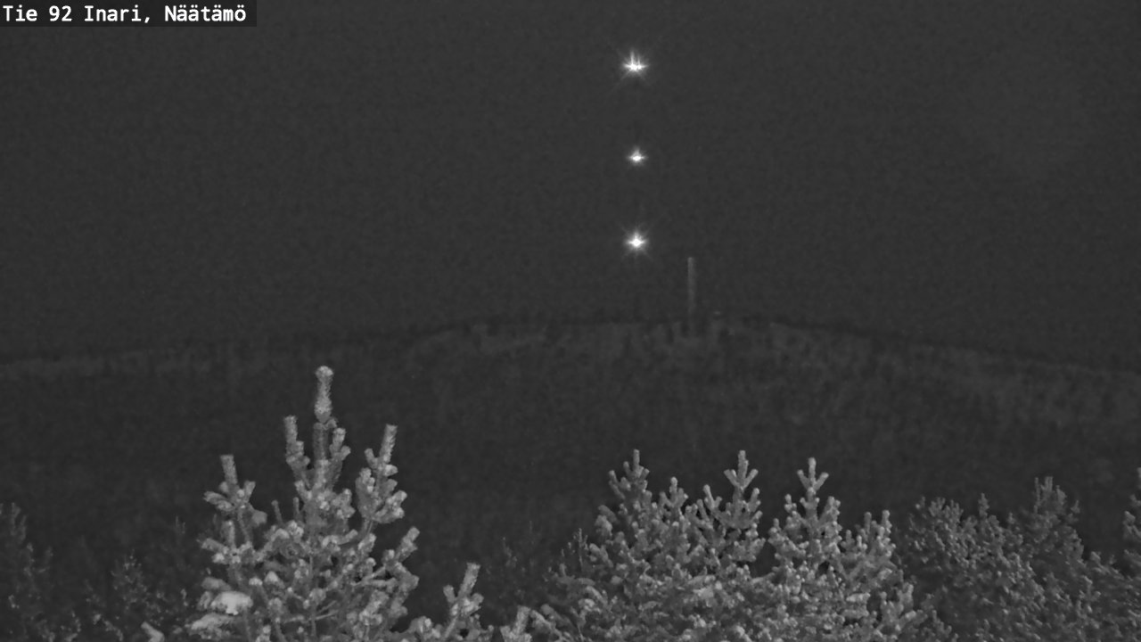 Weather Camera Image Road 92 Inari, Näätämö, Inari, Lappi