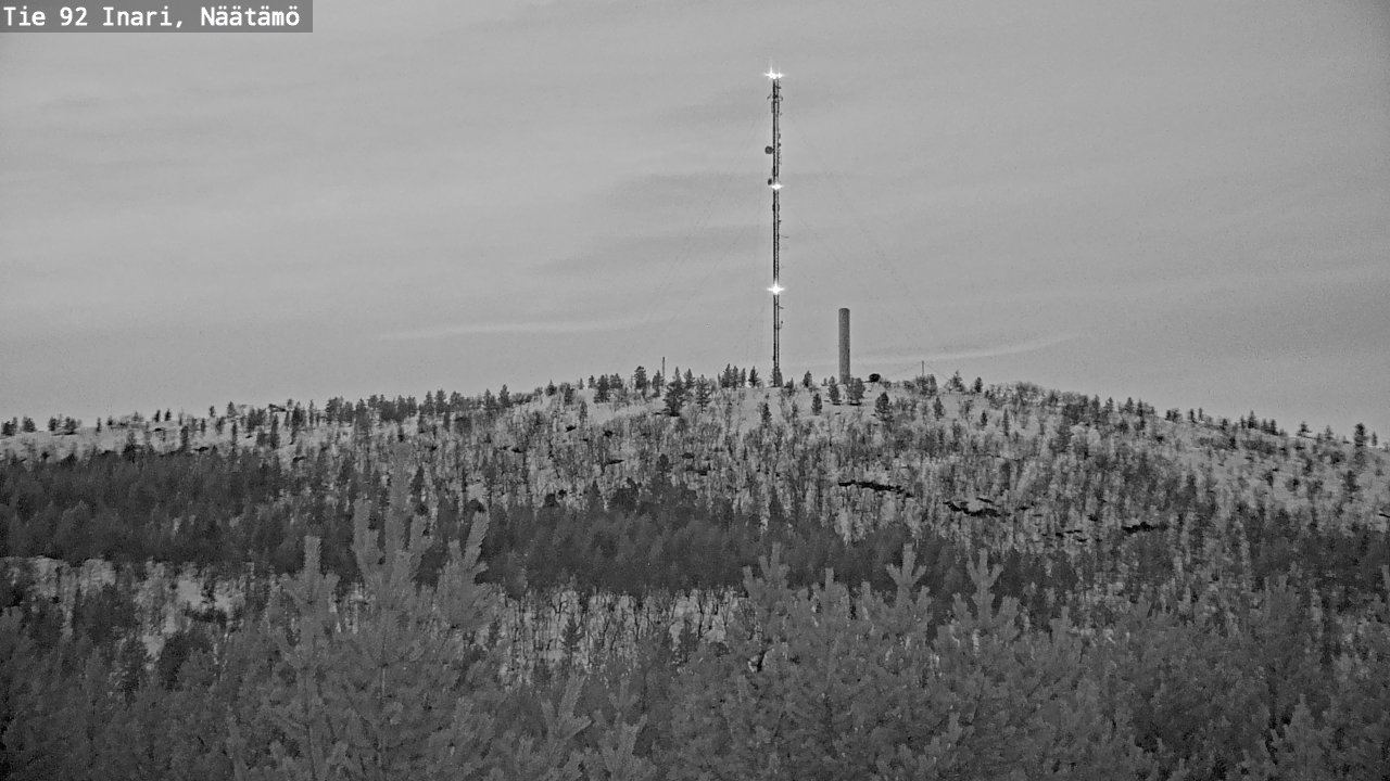 Kelikamerat Kuva Tie 92 Inari, Näätämö, Inari, Lappi