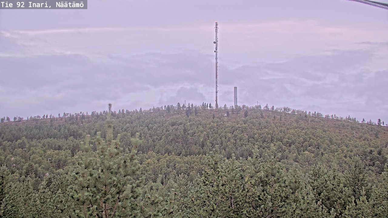 Weather Camera Image Road 92 Inari, Näätämö, Inari, Lappi