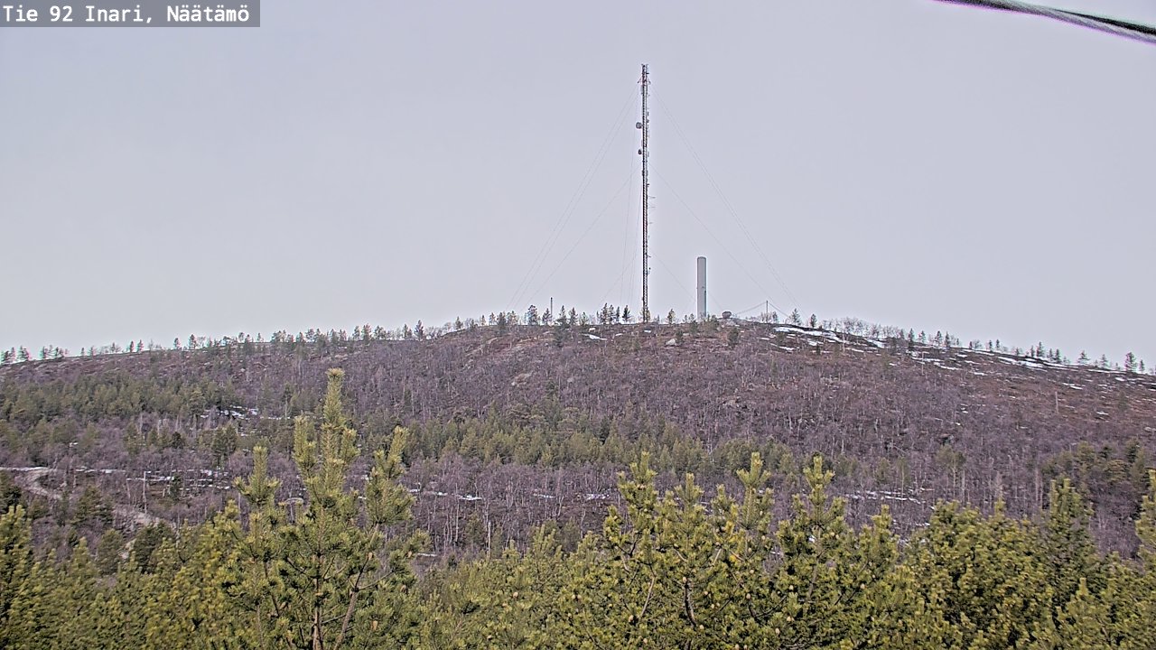Kelikamerat Kuva Tie 92 Inari, Näätämö, Inari, Lappi