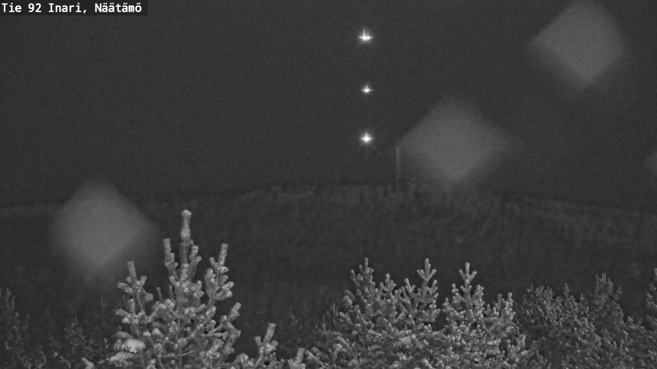 Weather Camera Image Road 92 Inari, Näätämö, Inari, Lappi