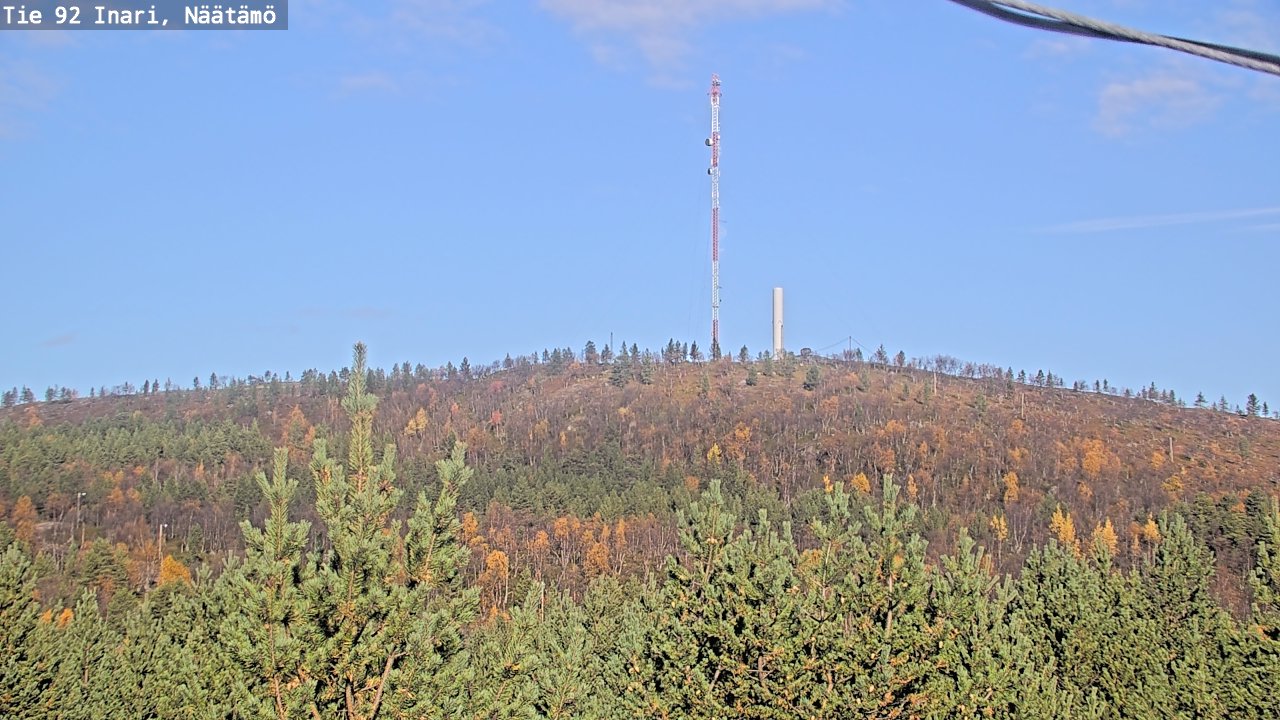 Kelikamerat Kuva Tie 92 Inari, Näätämö, Inari, Lappi