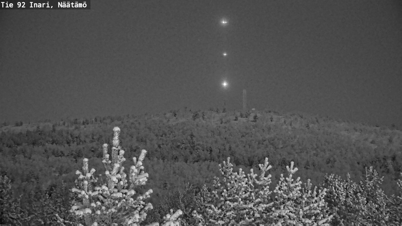 Kelikamerat Kuva Tie 92 Inari, Näätämö, Inari, Lappi