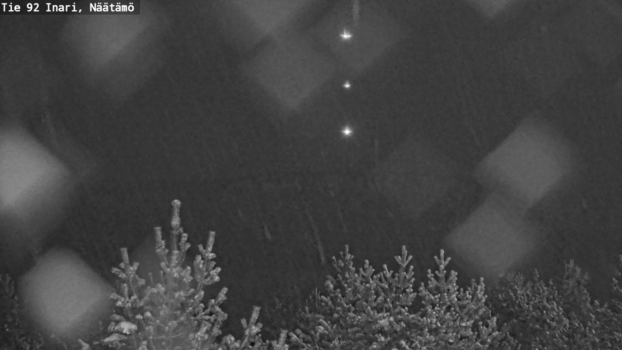 Weather Camera Image Road 92 Inari, Näätämö, Inari, Lappi