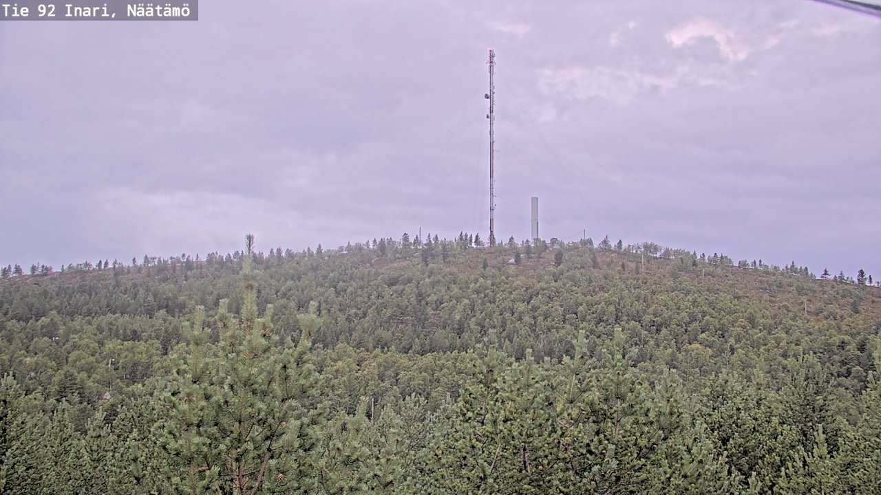 Weather Camera Image Road 92 Inari, Näätämö, Inari, Lappi