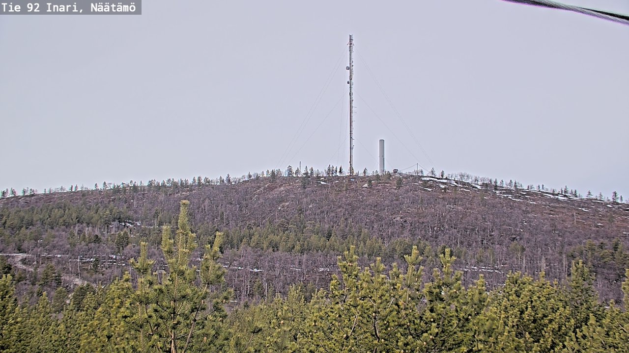 Kelikamerat Kuva Tie 92 Inari, Näätämö, Inari, Lappi