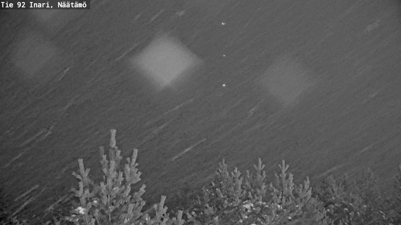 Weather Camera Image Väg 92 Enare, Näätämö, Inari, Lappi