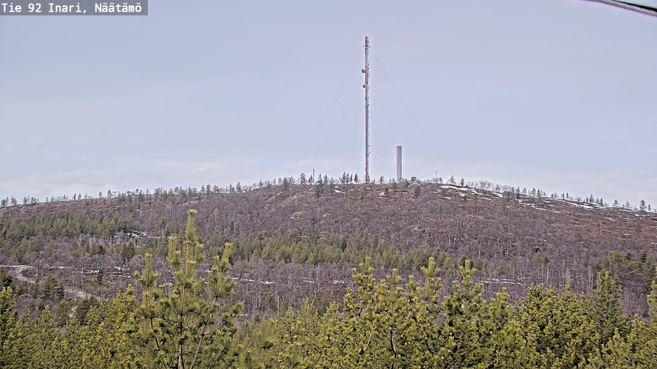 Kelikamerat Kuva Tie 92 Inari, Näätämö, Inari, Lappi