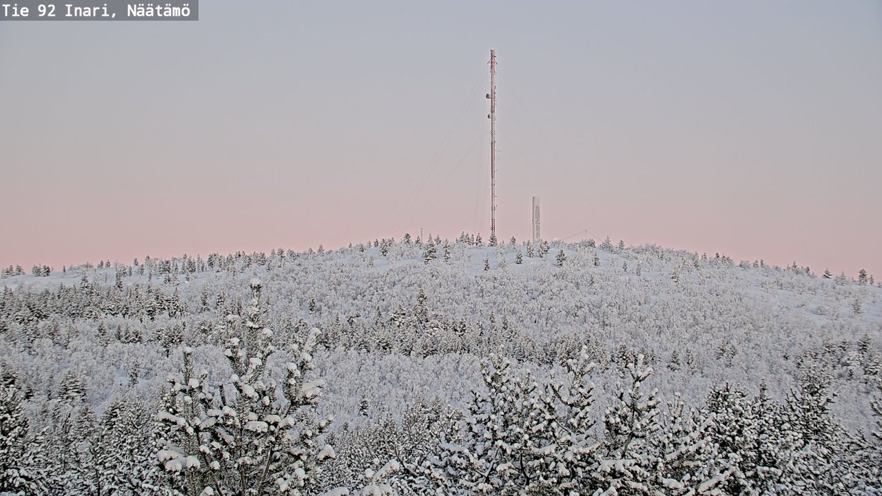 Kelikamerat Kuva Tie 92 Inari, Näätämö, Inari, Lappi