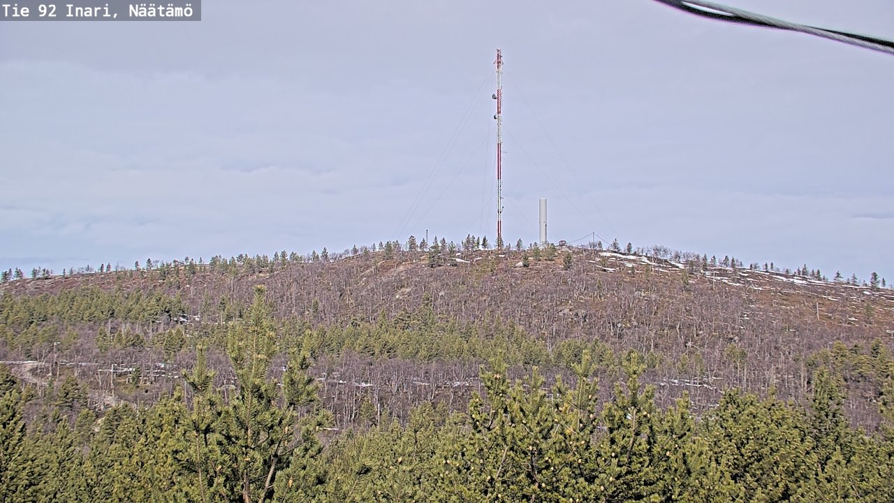 Kelikamerat Kuva Tie 92 Inari, Näätämö, Inari, Lappi