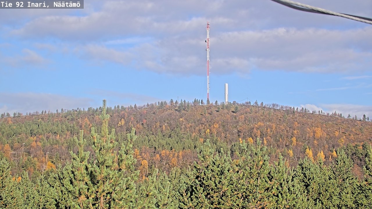 Kelikamerat Kuva Tie 92 Inari, Näätämö, Inari, Lappi