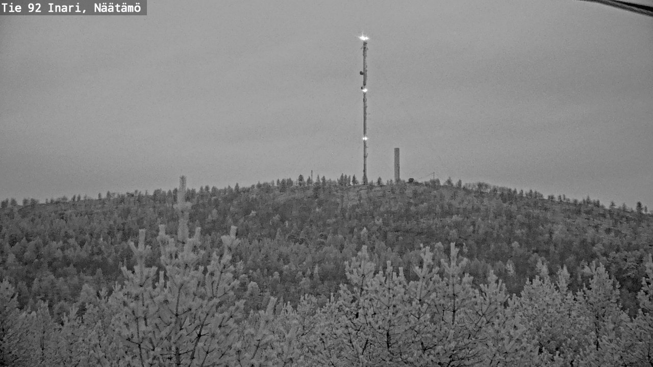 Kelikamerat Kuva Tie 92 Inari, Näätämö, Inari, Lappi