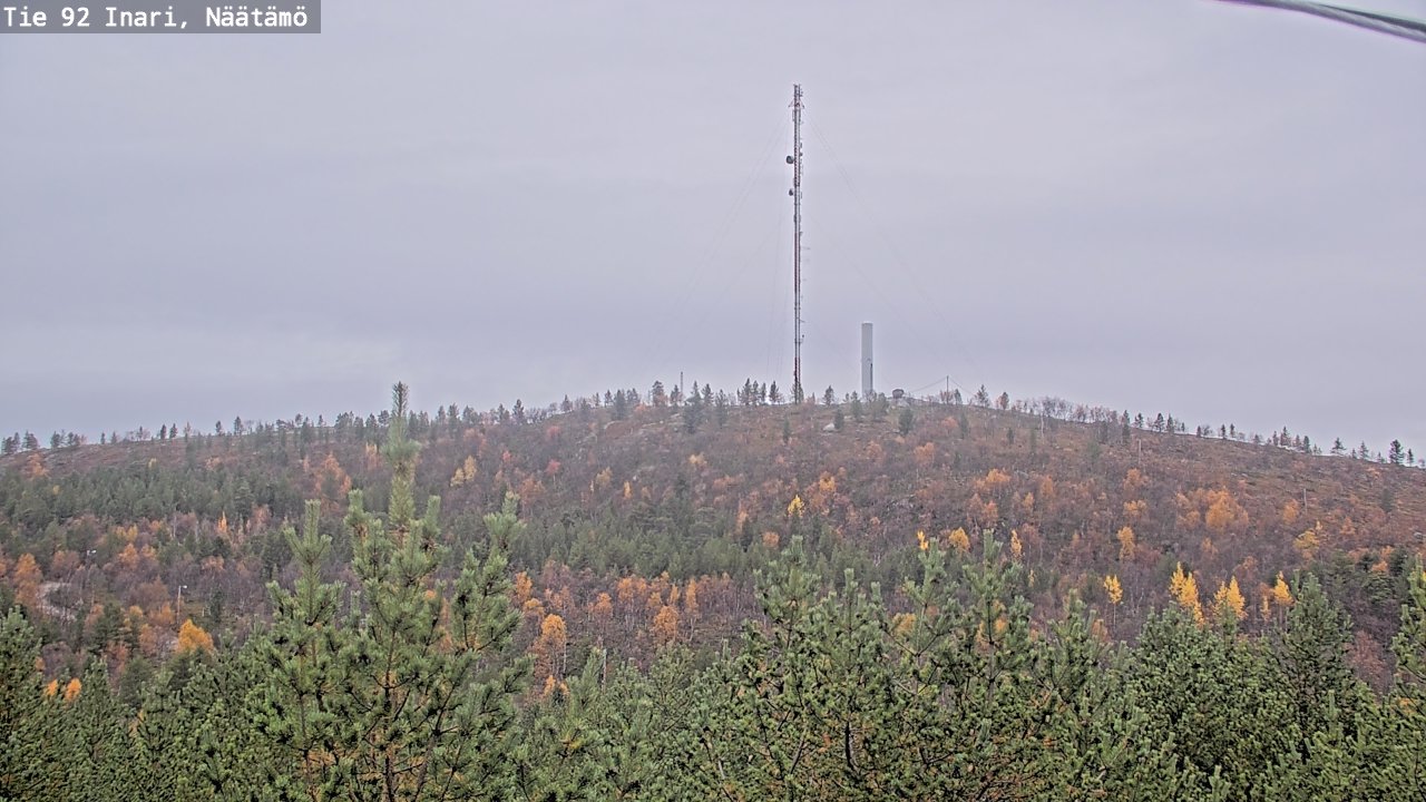Kelikamerat Kuva Tie 92 Inari, Näätämö, Inari, Lappi