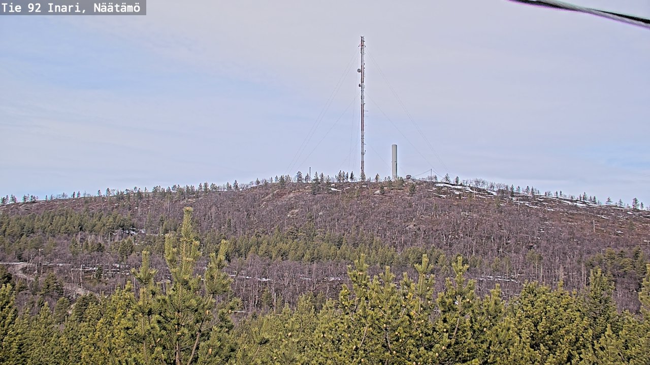 Kelikamerat Kuva Tie 92 Inari, Näätämö, Inari, Lappi