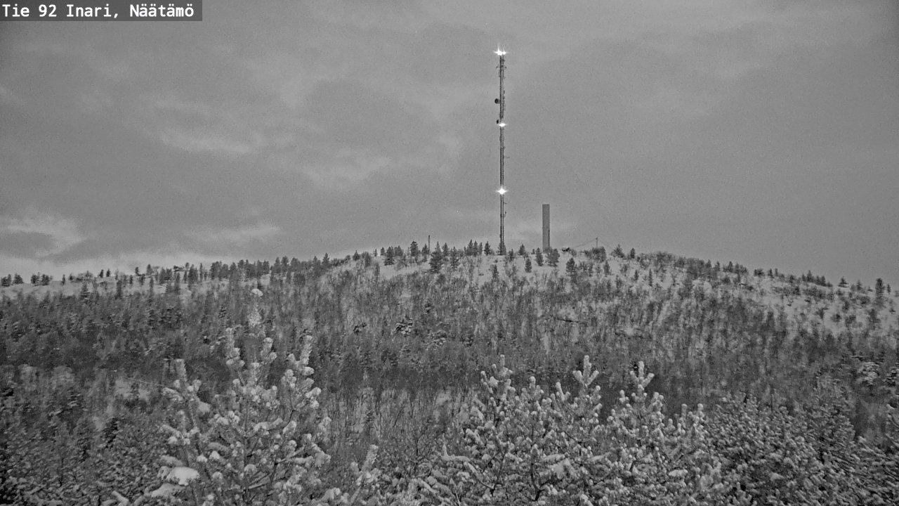 Weather Camera Image Road 92 Inari, Näätämö, Inari, Lappi