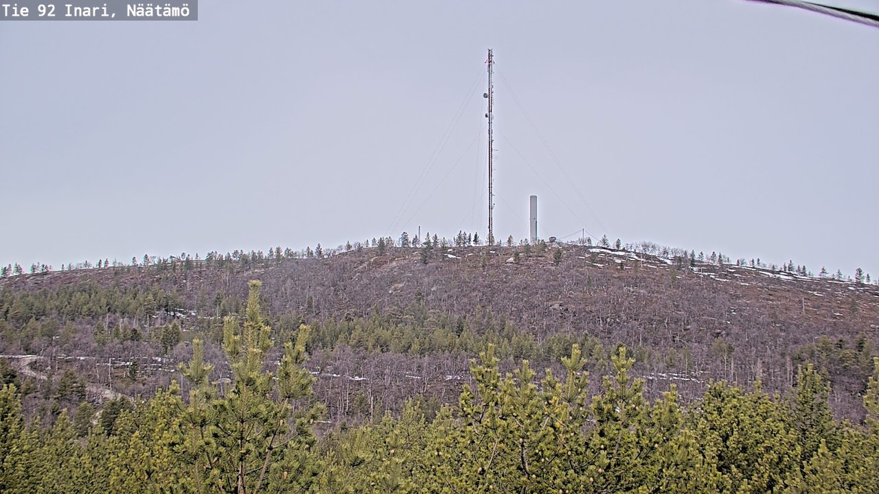 Kelikamerat Kuva Tie 92 Inari, Näätämö, Inari, Lappi