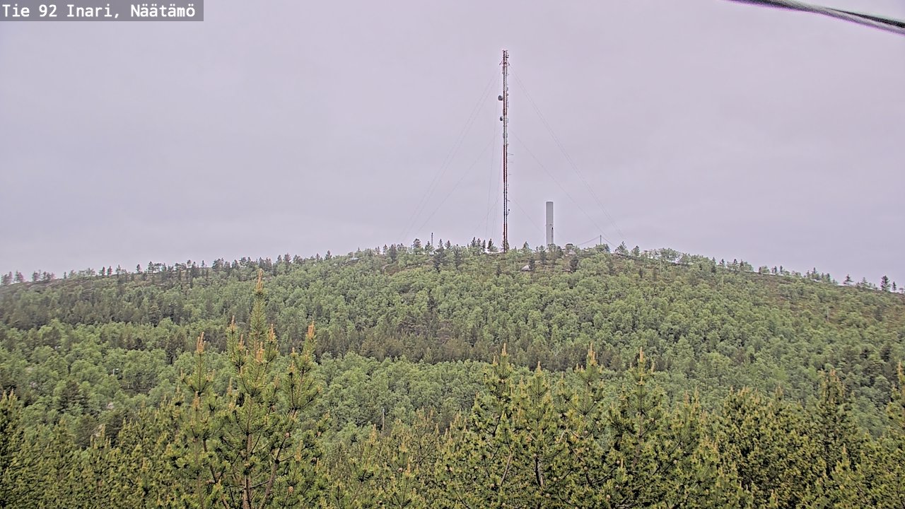 Kelikamerat Kuva Tie 92 Inari, Näätämö, Inari, Lappi