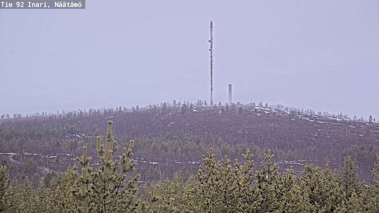 Kelikamerat Kuva Tie 92 Inari, Näätämö, Inari, Lappi