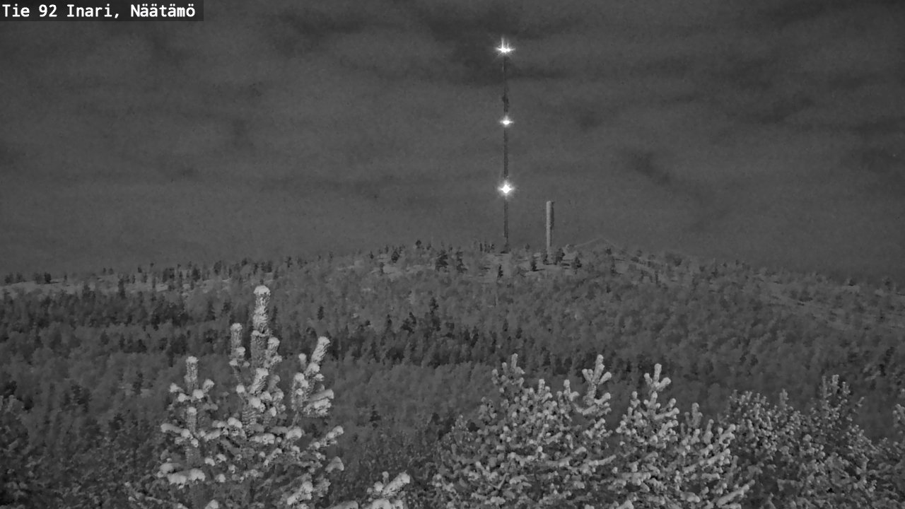 Kelikamerat Kuva Tie 92 Inari, Näätämö, Inari, Lappi