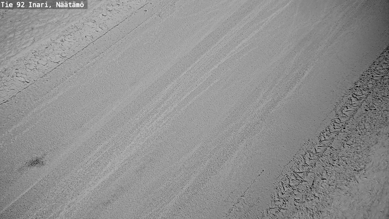 Kelikamerat Kuva Tie 92 Inari, Näätämö, Inari, Lappi