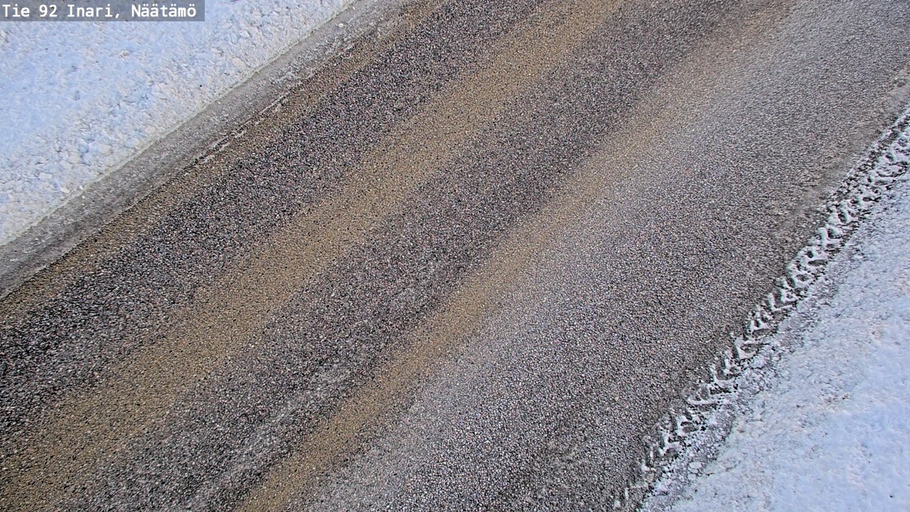 Kelikamerat Kuva Tie 92 Inari, Näätämö, Inari, Lappi