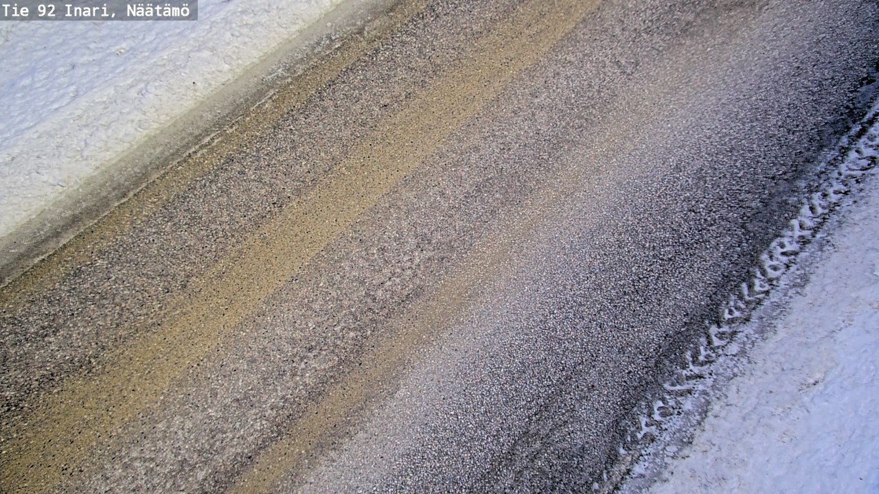 Kelikamerat Kuva Tie 92 Inari, Näätämö, Inari, Lappi