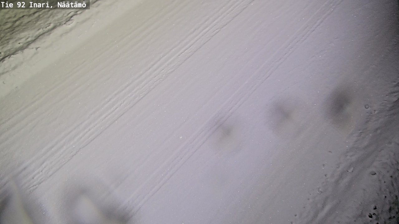 Weather Camera Image Road 92 Inari, Näätämö, Inari, Lappi