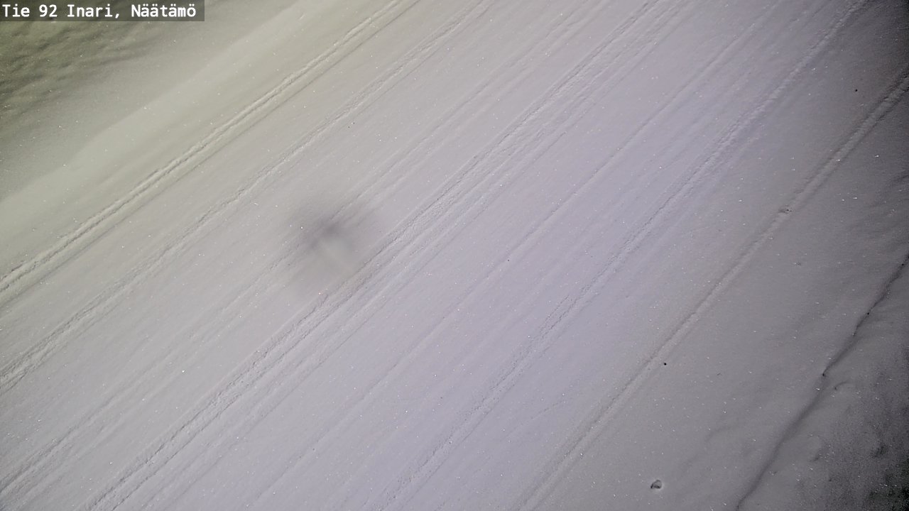 Weather Camera Image Väg 92 Enare, Näätämö, Inari, Lappi