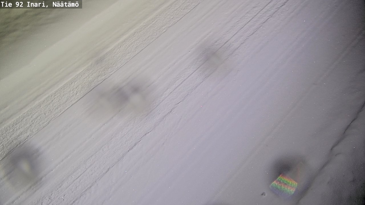 Kelikamerat Kuva Tie 92 Inari, Näätämö, Inari, Lappi