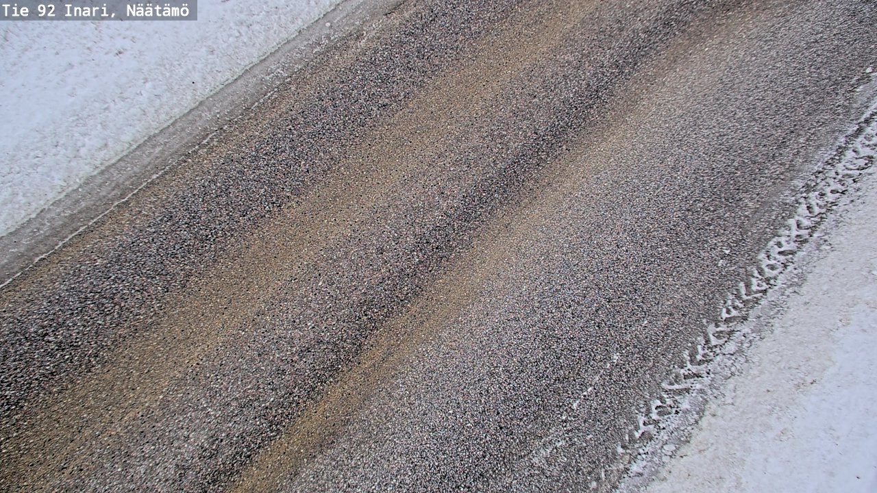 Kelikamerat Kuva Tie 92 Inari, Näätämö, Inari, Lappi