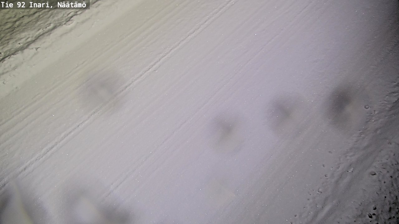 Weather Camera Image Road 92 Inari, Näätämö, Inari, Lappi