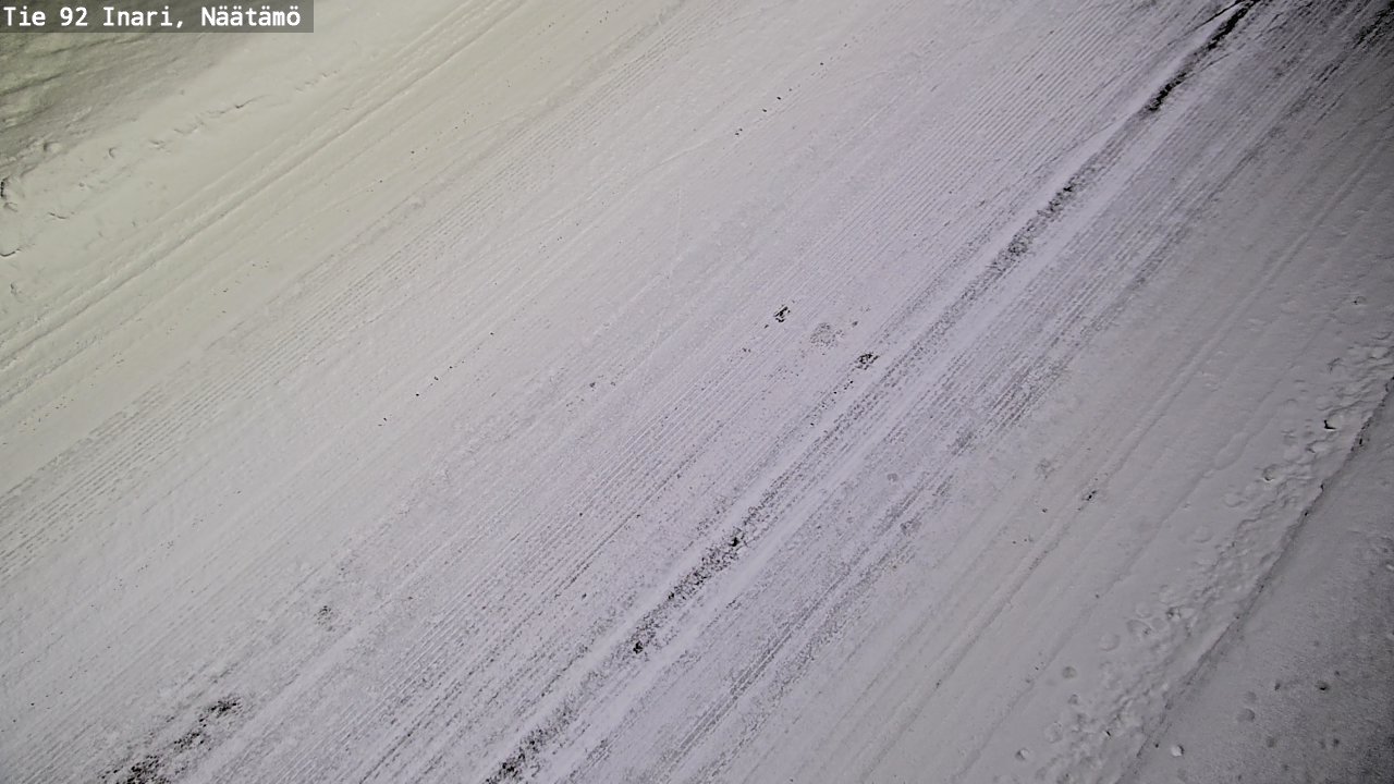 Kelikamerat Kuva Tie 92 Inari, Näätämö, Inari, Lappi