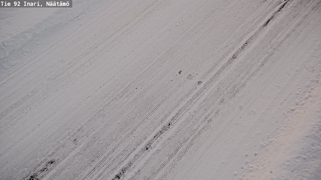 Kelikamerat Kuva Tie 92 Inari, Näätämö, Inari, Lappi