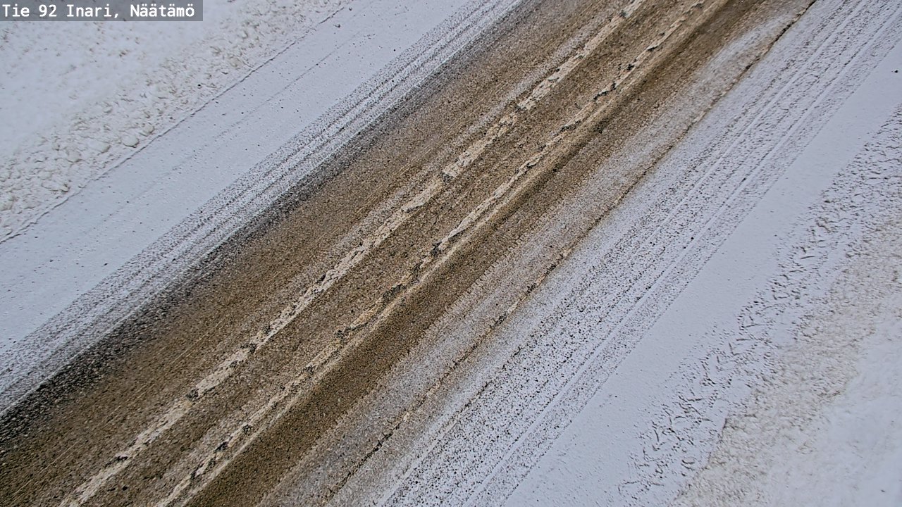 Weather Camera Image Road 92 Inari, Näätämö, Inari, Lappi
