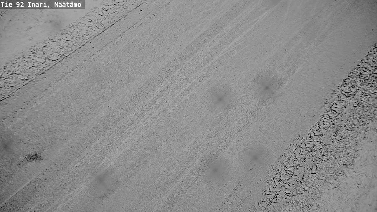 Kelikamerat Kuva Tie 92 Inari, Näätämö, Inari, Lappi