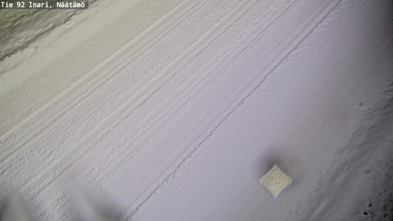 Weather Camera Image Road 92 Inari, Näätämö, Inari, Lappi