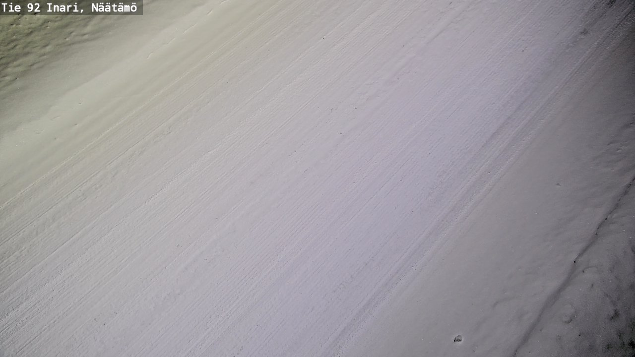 Weather Camera Image Väg 92 Enare, Näätämö, Inari, Lappi