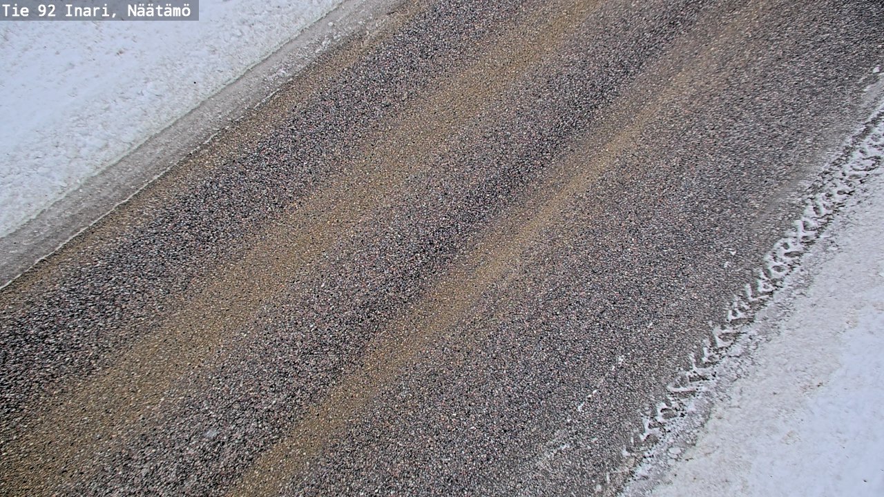 Kelikamerat Kuva Tie 92 Inari, Näätämö, Inari, Lappi