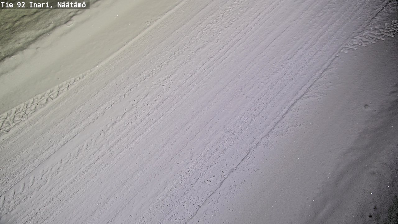 Weather Camera Image Road 92 Inari, Näätämö, Inari, Lappi