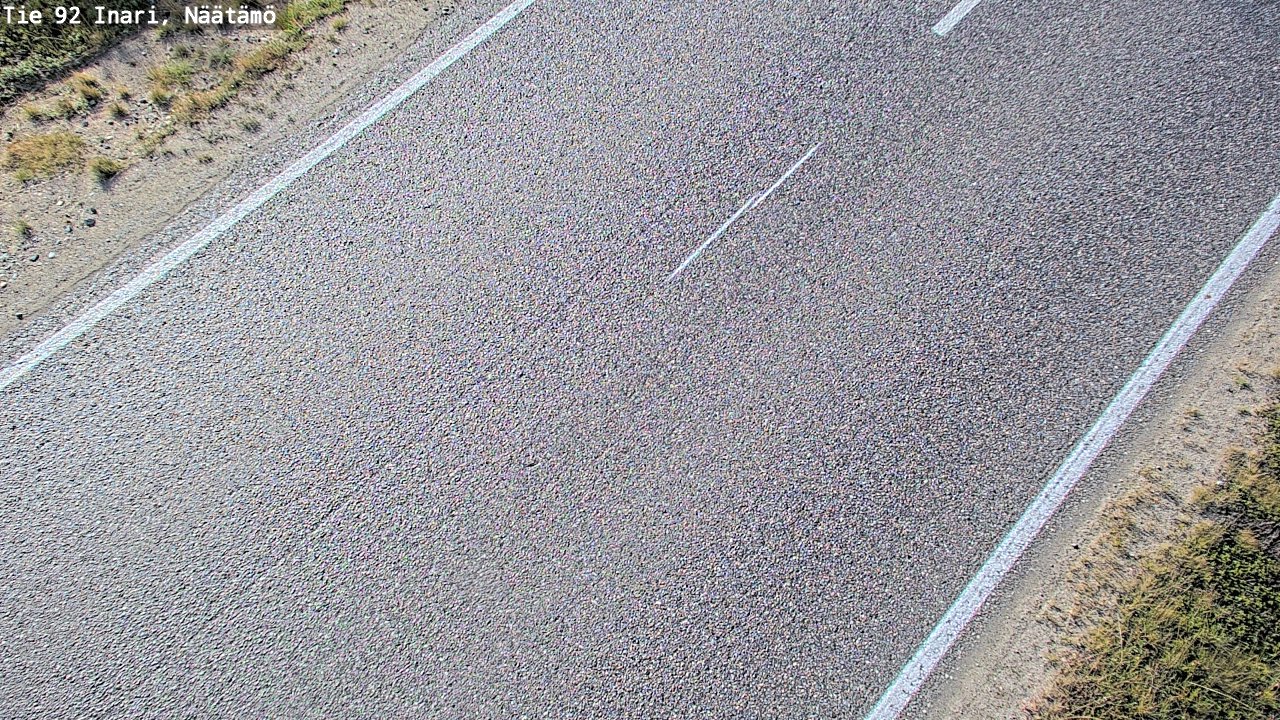 Kelikamerat Kuva Tie 92 Inari, Näätämö, Inari, Lappi