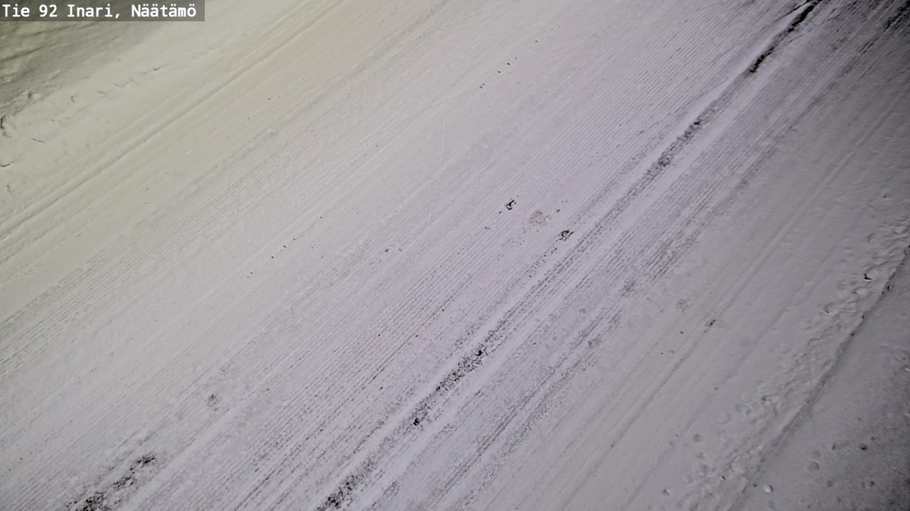 Kelikamerat Kuva Tie 92 Inari, Näätämö, Inari, Lappi