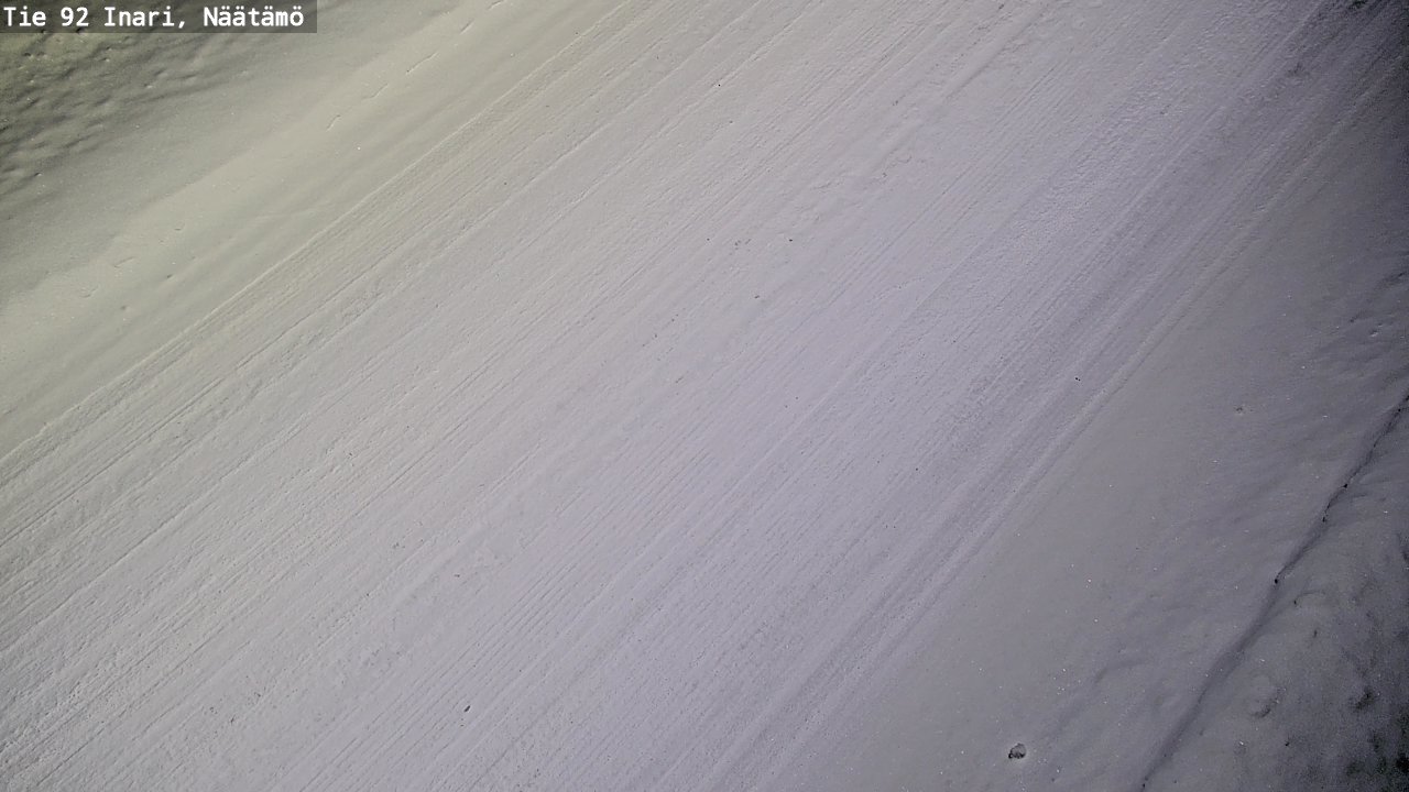 Weather Camera Image Väg 92 Enare, Näätämö, Inari, Lappi