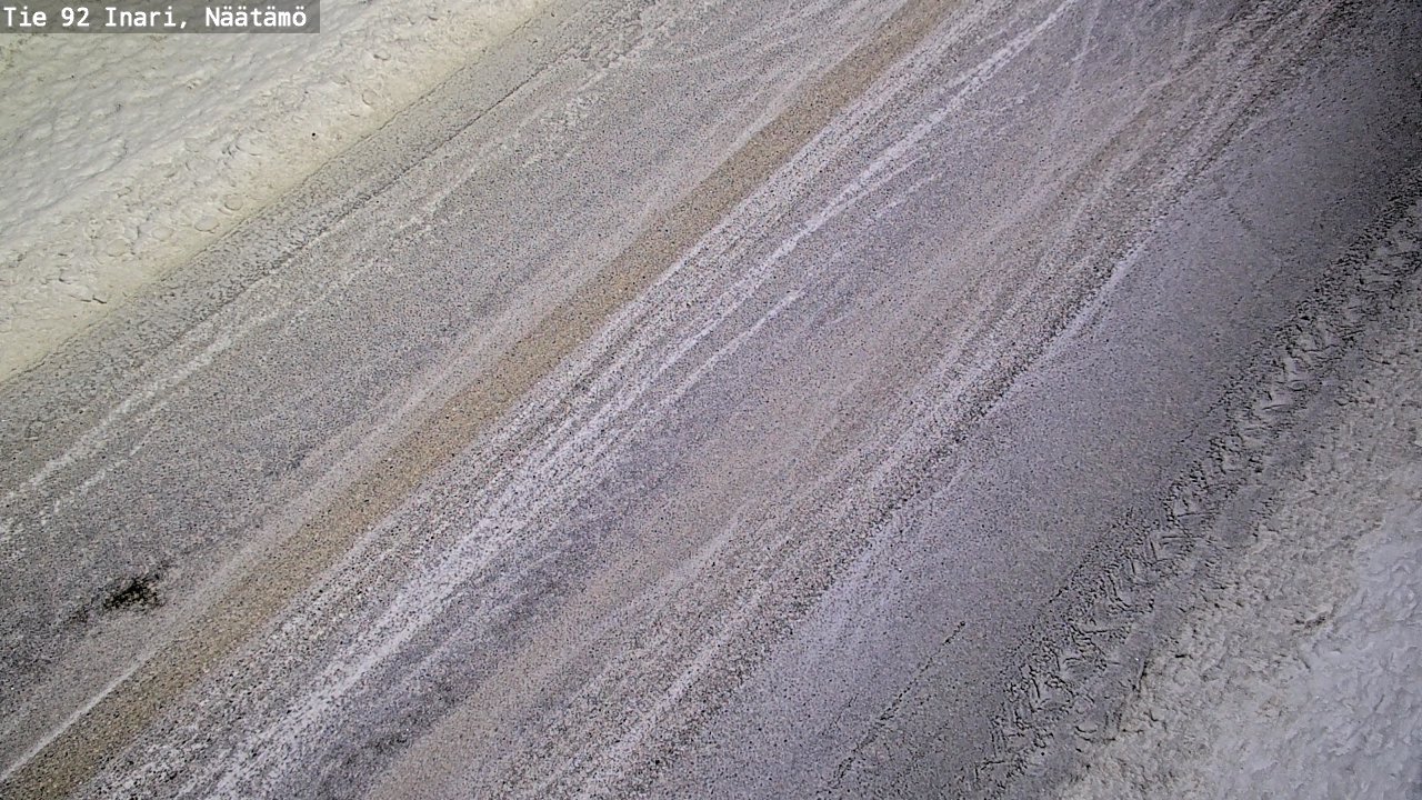 Kelikamerat Kuva Tie 92 Inari, Näätämö, Inari, Lappi