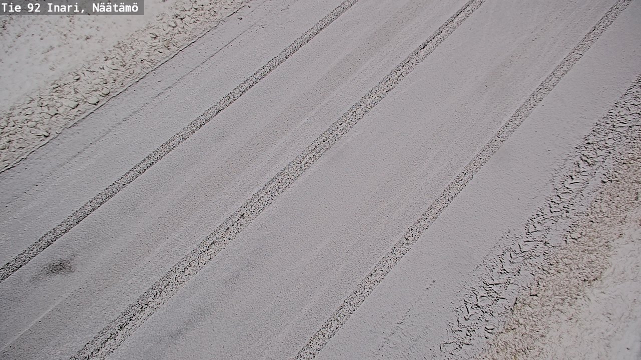 Kelikamerat Kuva Tie 92 Inari, Näätämö, Inari, Lappi